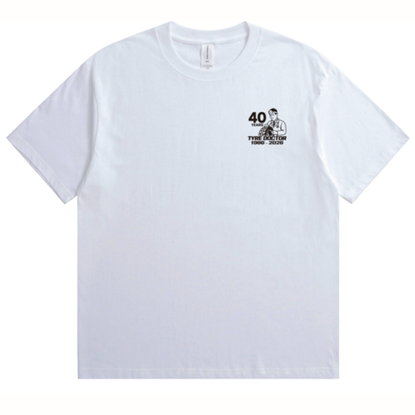 Tyre Doctor 40th Anniversary T-shirt